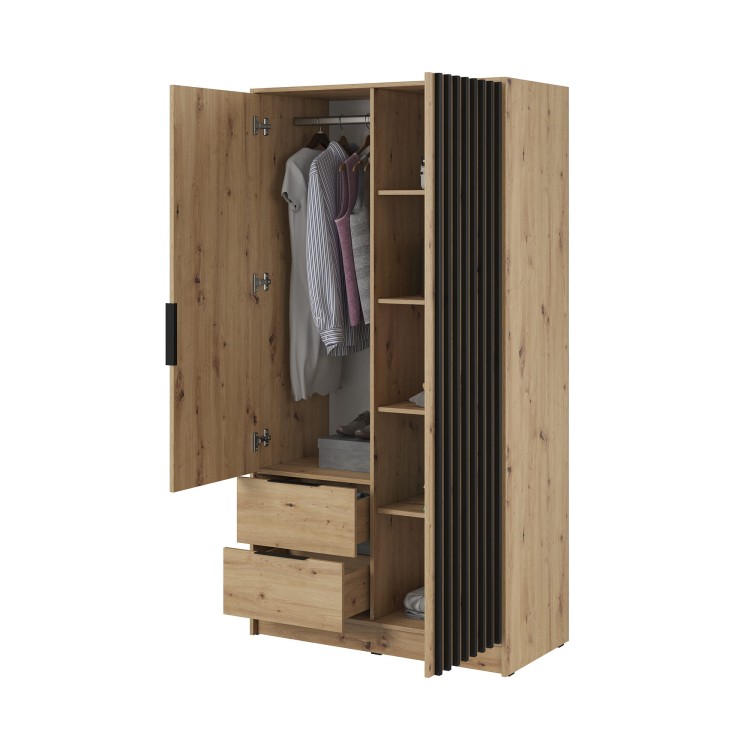 wnętrze szafy ELY 2D artisan