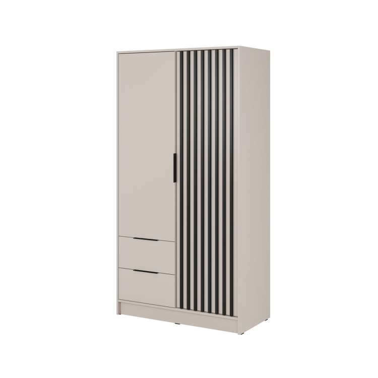 szafa ELY 2D kaszmir na białym tle