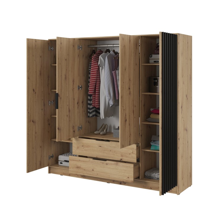 wnętrze szafy ELY 4D artisan