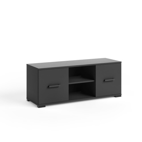 Szafka RTV z kolekcji Felix w kolorze czarnym.jpg