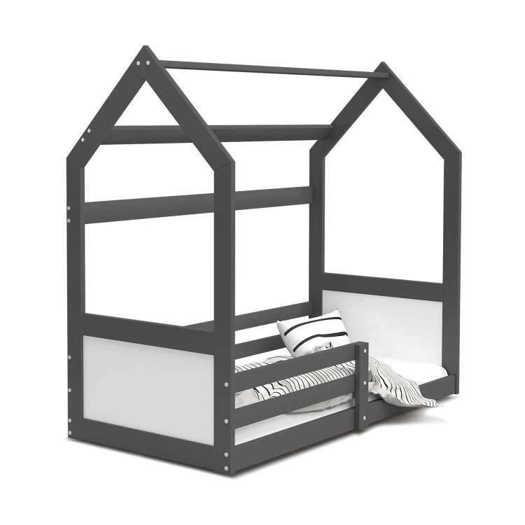 łóżko dziecięce domek Kimi szaro białe.jpg