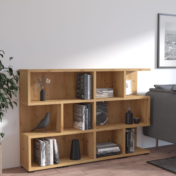 Kombinacja regałów ORE 02+06+02 dąb artisan