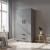 Szafa REND 2 graphite grey – nowoczesna szafa z szufladami w stonowanym, eleganckim wnętrzu.