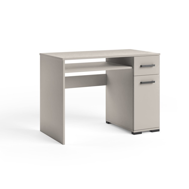 Biurko FELIX 6 w kolorze kaszmir z szufladą i szafką.jpg