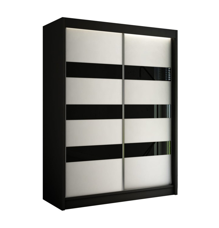 STILO czarna z białym frontem i czarnym szkłem lacobel na białym tle.jpg