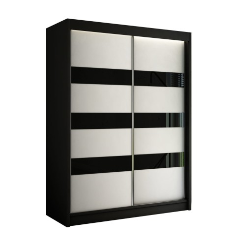 STILO czarna z białym frontem i czarnym szkłem lacobel na białym tle.jpg