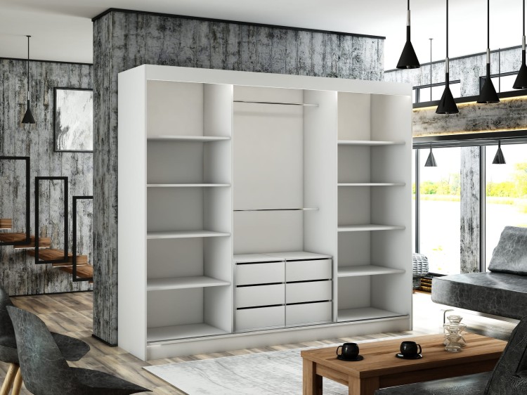 Szafa 250 biała + 2 x kontenerek + 2 x półka.jpg