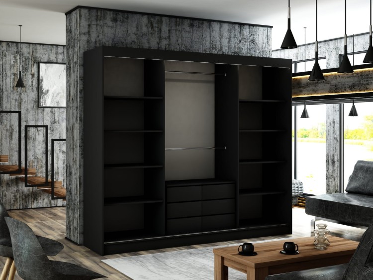 Szafa 250 czarna + 2 x kontenerek + 2 x półka.jpg