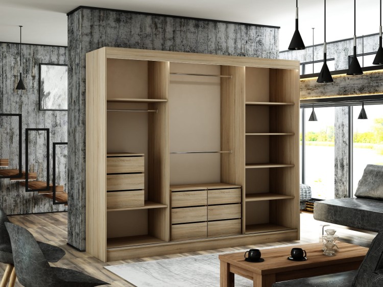 Szafa 250 Dąb Sonoma + 3 x kontenerek.jpg