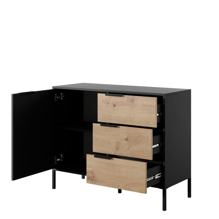 Mave czarny bok na białym tle otwarte szafki.jpg