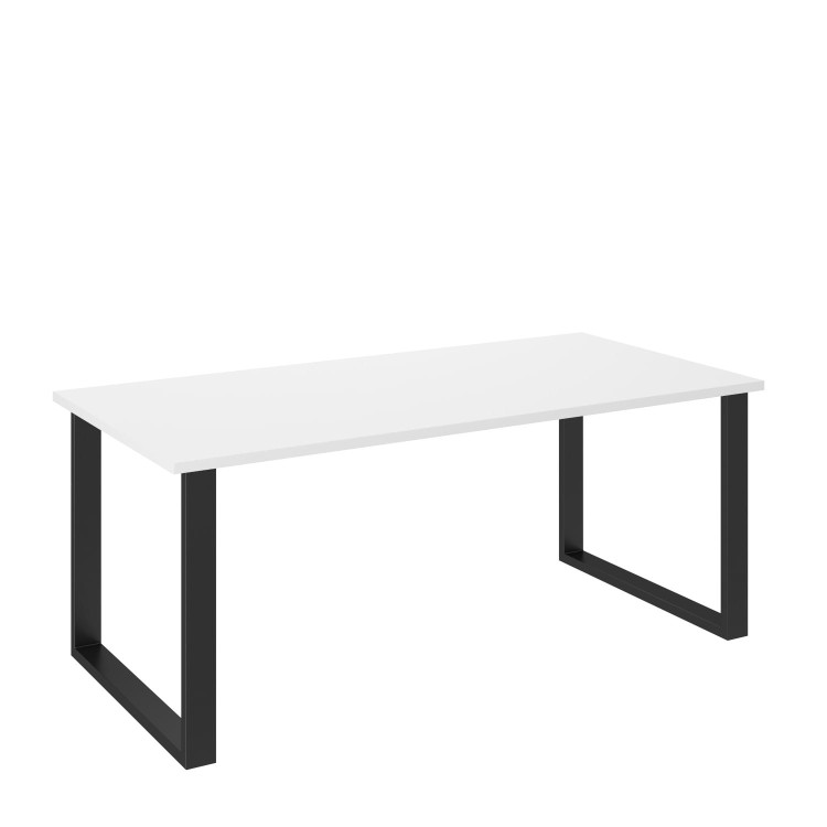 Stół do jadalni Imperio 185x90 cm w kolorze białym na białym tle.jpg