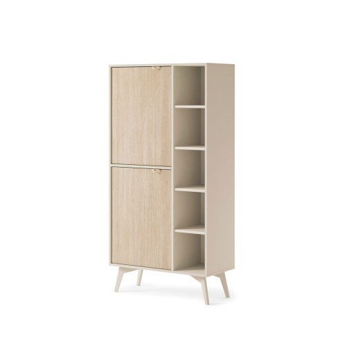 Regał REST  w kolorze beż piaskowy bok.jpg