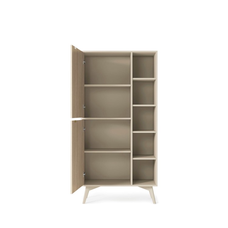 Regał REST  w kolorze beż piaskowy otwarty.jpg