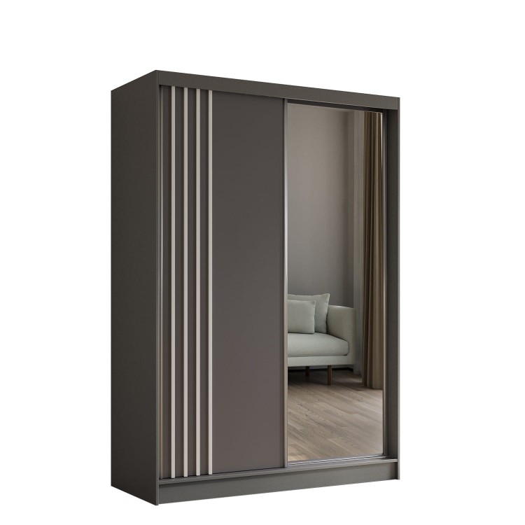 Szafa z lamelami ELA 150 cm w kolorze szary-szary-biały.jpg