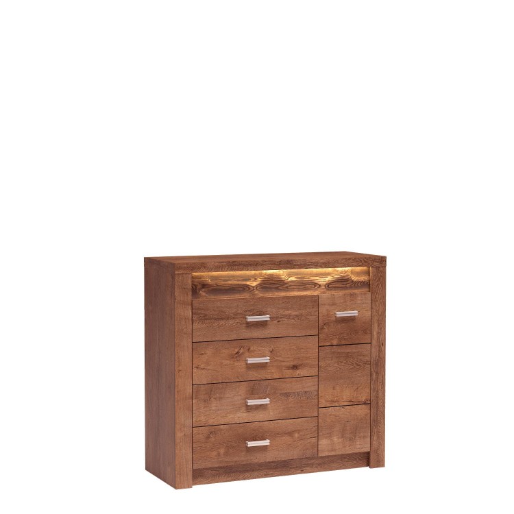 Komoda niska z szufladami INDIANA w kolorze jesion jasny.jpg