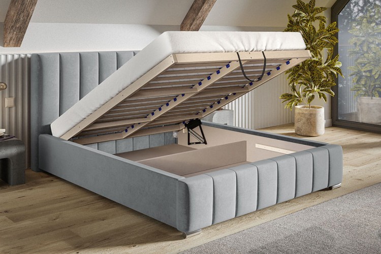 Łóżko BEDI 10 ze stelażem drewnianym