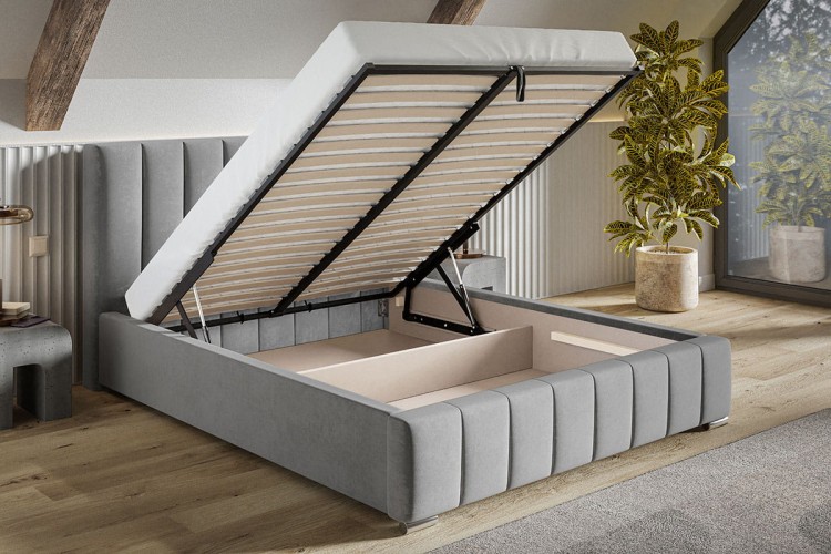 Łóżko BEDI 10 ze stelażem metalowym