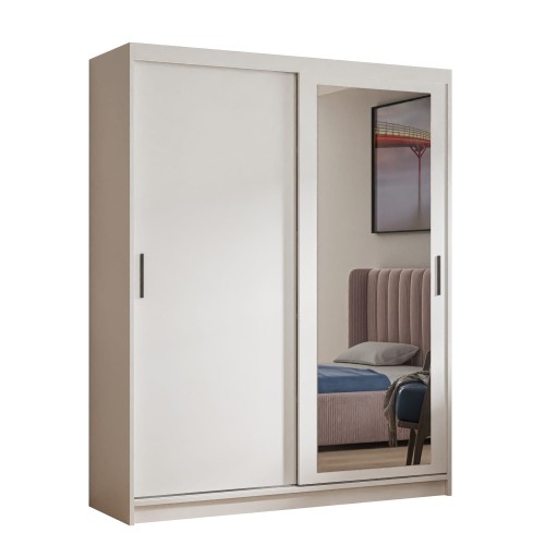 Szafa przesuwna z lustrem HANIA  w kolorze białym białe tło.jpg