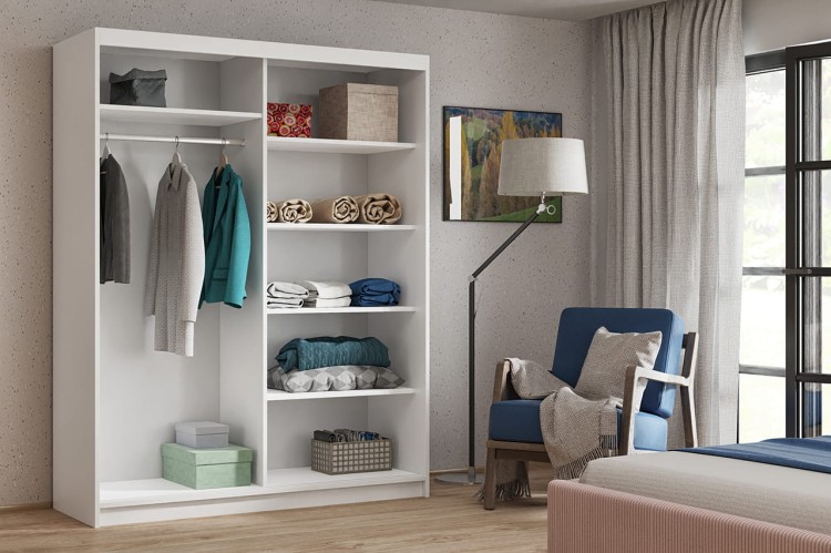 Szafa przesuwna z lustrem HANIA  w kolorze białym wnętrze.jpg