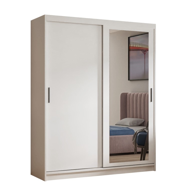 Szafa przesuwna z lustrem HANIA  w kolorze białym białe tło.jpg