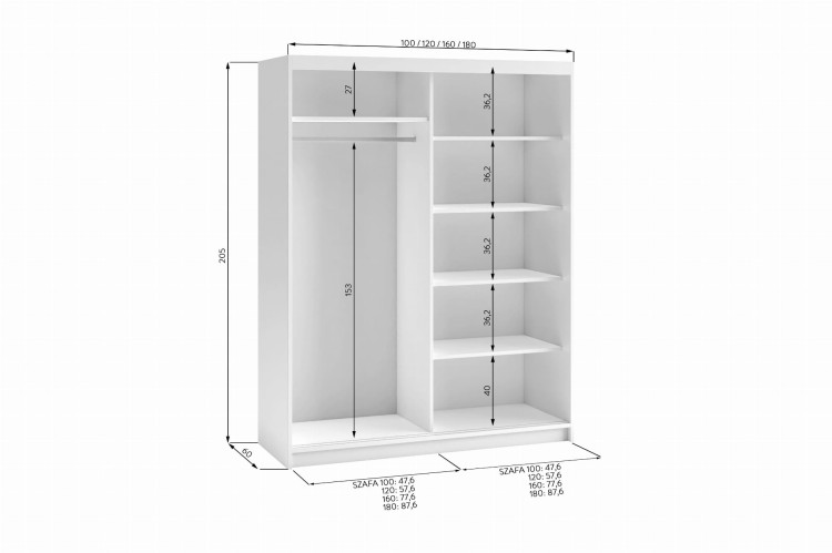 Szafa przesuwna z lustrem HANIA wymiary techniczne.jpg