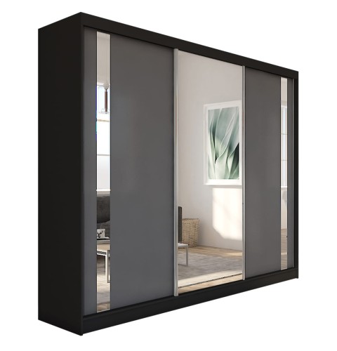 Gracja 240 czarna z grafitowym frontem na białym tle.jpg