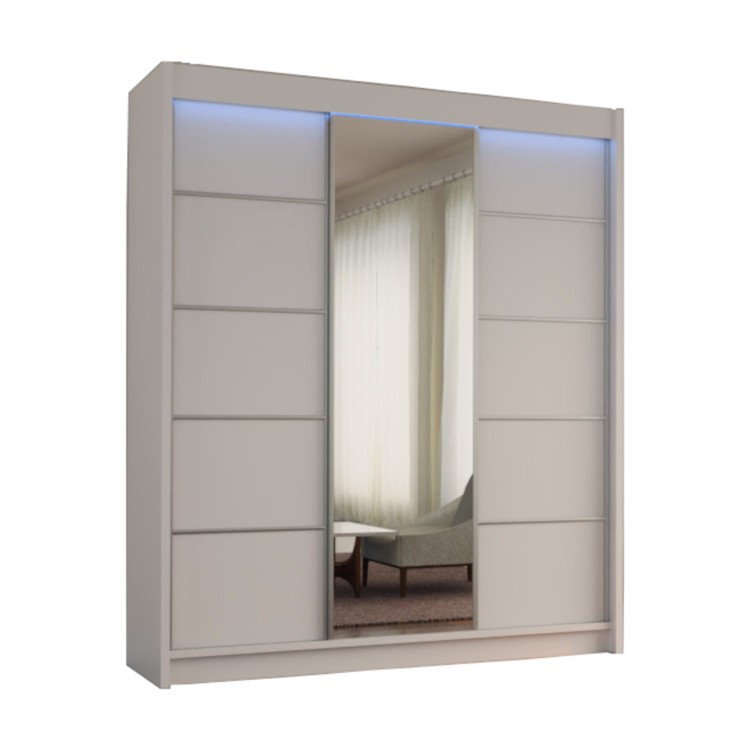 Biała Szafa Przesuwna MARINA 180 z Lustrem i Szprosami na białym tle.jpg