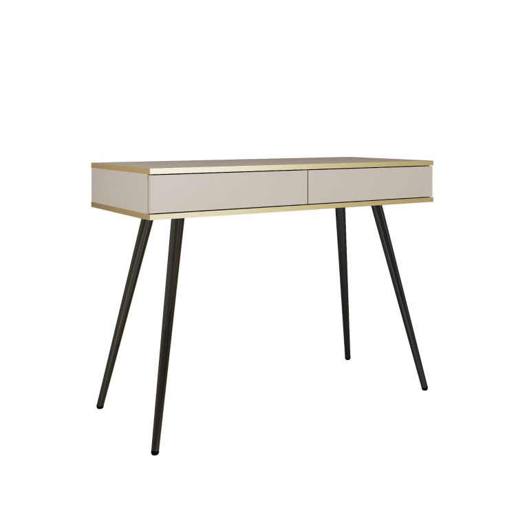 Toaletka LORO w kolorze beż na czarnych nogach.jpg