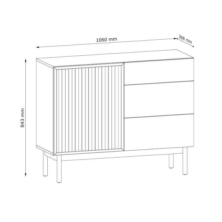 Komoda SARI K1D3S wymiary techniczne.jpg