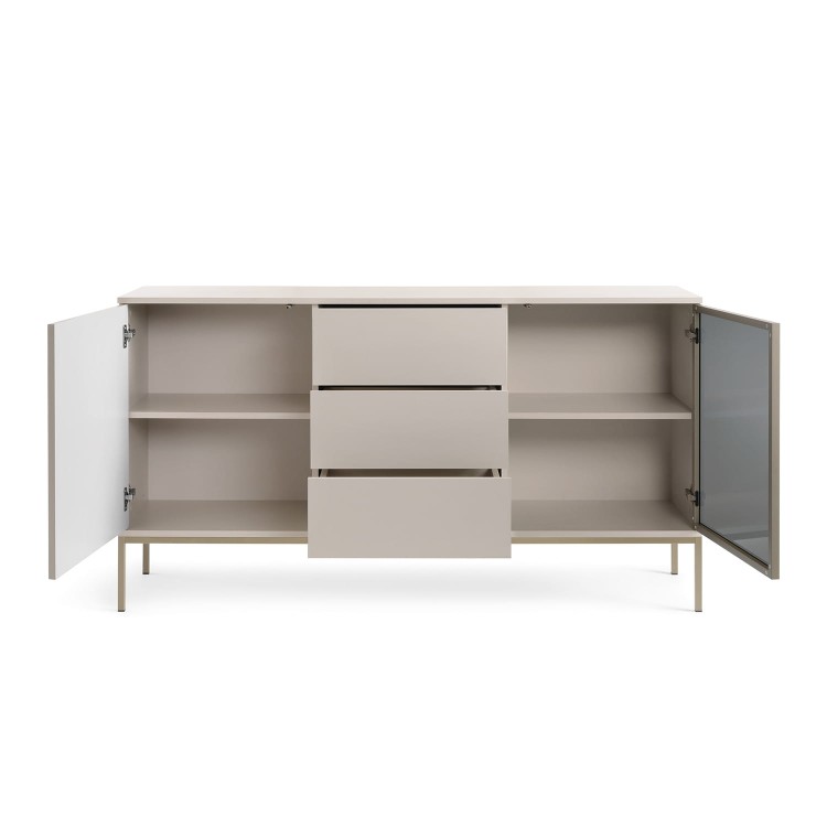 Komoda z szufladami SIENTO kaszmir do salonu otwarte.jpg.jpg