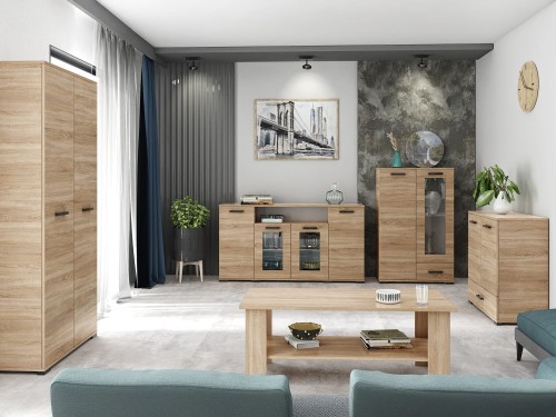 Kolekcja mebli FELIX w kolorze dąb sonoma aranżacja 2.jpg