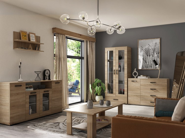 Kolekcja mebli FELIX w kolorze dąb sonoma aranżacja.jpg