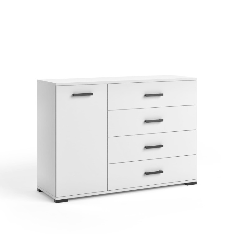 Komoda z szufladami Felix 2 w kolorze białym.jpg.jpg