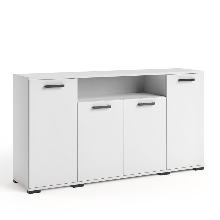 Szeroka komoda Felix 3 w kolorze białym pełna.jpg.jpg